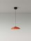 Small Red Headhat Plate Pendant Lamp by Santa & Cole 4
