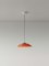 Small Red Headhat Plate Pendant Lamp by Santa & Cole 3
