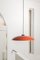 Small Red Headhat Plate Pendant Lamp by Santa & Cole 5