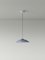 Small Blue Headhat Plate Pendant Lamp by Santa & Cole 3