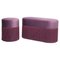 Poufs Pill L and S by Houtique, Set of 2 1