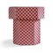Viva Checkerboard Red and Pink Bench by Houtique, Image 3