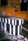 Viva Stripe Black and White Bench by Houtique, Image 10