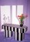 Viva Stripe Black and White Bench by Houtique, Image 12