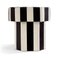 Viva Stripe Black and White Bench by Houtique 4
