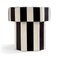 Viva Stripe Black and White Bench by Houtique, Image 4