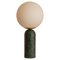 Green Marble and Brass Atlas Table Lamp by Simone & Marcel 1