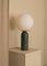 Lampe de Bureau Atlas en Marbre Vert et Laiton par Simone & Marcel 2