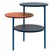 Blue & Coral Triplo Table by Mason Editions, Image 1