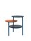 Blue & Coral Triplo Table by Mason Editions, Image 2