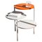 Triplo White and Orange Coffee Table by Mason Editions 1