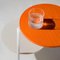 Triplo White and Orange Coffee Table by Mason Editions 4