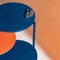 Table Basse Triplo Orange et Bleue par Mason Editions 4