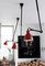 Red Lampe Gras N° 302 Ceiling Lamp by Bernard-Albin Gras 2