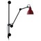 Red Lampe Gras N° 210 Wall Lamp by Bernard-Albin Gras 1