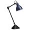 Blue Lampe Gras N° 205 Table Lamp by Bernard-Albin Gras 1