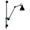 Lámpara de pared Lampe Gras N ° 210 en negro de Bernard-Albin Gras, Imagen 1