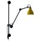 Yellow Lampe Gras N° 210 Wall Lamp by Bernard-Albin Gras 1