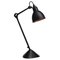 Lámpara de mesa Lampe Gras N ° 205 en negro y cobre de Bernard-Albin Gras, Imagen 1
