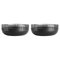 Low Black Vases by Mason Editions, Set of 2, Image 1
