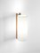 White and Beech TMM Largo Wall Lamp by Miguel Milá 3