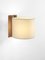 Beige and Beech TMM Corto Wall Lamp by Miguel Milá 2