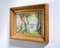 Paisaje rústico, finales de 1800, óleo sobre lienzo, enmarcado, Imagen 3