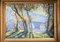Paesaggio rustico, fine 800, olio su tela, con cornice, Immagine 4