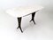 Vintage Coffee Table with Carrara Marble Top attributed to Guglielmo Ulrich 7