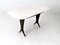 Vintage Coffee Table with Carrara Marble Top attributed to Guglielmo Ulrich, Image 7