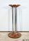 Art Deco Walnut and Chrome-Plated Metal Pedestal, 1930s 15