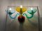 Applique in vetro di Murano multicolore, anni '90, set di 2, Immagine 9