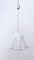 Postmodern Zenda Pendant in White Blown Glass by Luciano Viscosi for Vistosi, Italy 6