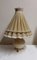 Mid-Century Table Lamp with Cream-Colored Ceramic Base, 1950s 1