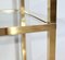 Brass and Glass Shelf in the style of Pierre Vandel, 1970s, Image 9