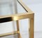 Brass and Glass Shelf in the style of Pierre Vandel, 1970s, Image 7