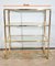 Brass and Glass Shelf in the style of Pierre Vandel, 1970s 20