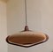 Mid-Century Ceiling Lamp with Teak Frame and Sisal-Covered Plastic Shade from Temde, 1960s 1