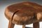 Rustic Wooden Stool, 19th Century, Image 5