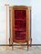 Small Louis XV / Louis XVI Transition Showcase in Light Cherrywood, Early 20th Century 23