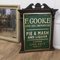 19th Century Eel and Pie Shop Advertising Wall Mirror Sign, 1890s 4