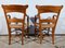 Restoration Period Property Armchairs in Cherrywood, Early 19th Century, Set of 2 19