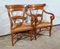 Restoration Period Property Armchairs in Cherrywood, Early 19th Century, Set of 2 2