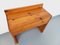 Vintage Pine Desk with Toboggan Feet, 1970s 4