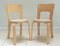 Model 66 Chairs by Alvar Aalto for Artek, Finland, 1960s, Set of 2 8