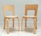 Model 66 Chairs by Alvar Aalto for Artek, Finland, 1960s, Set of 2 1