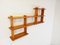 Vintage Wall Shelf in Pine in the style of Maison Regain, 1980s 2