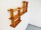 Vintage Wall Shelf in Pine in the style of Maison Regain, 1980s 3