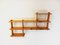 Vintage Wall Shelf in Pine in the style of Maison Regain, 1980s 1