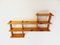 Vintage Wall Shelf in Pine in the style of Maison Regain, 1980s 10